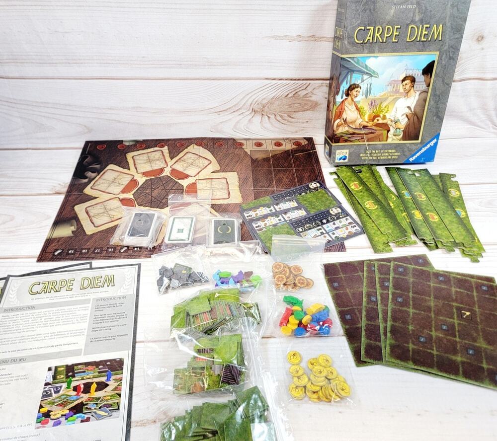 Carpe Diem Board Game - Ravensburger Alea 2018 - Complete